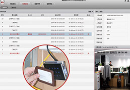 海康门禁事件界面